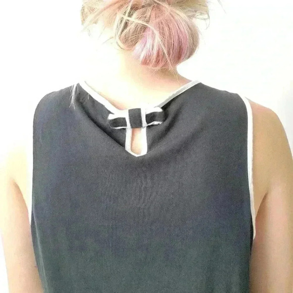 Kate Spade Black Ruffled Peplum Tank - S - Picture 5 of 8